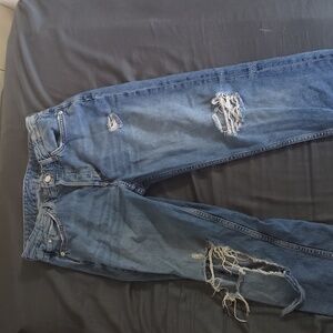 Women's blue jeans